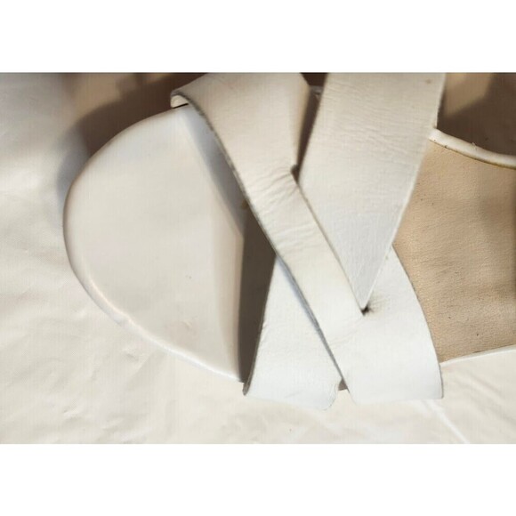 Franco Sarto Women's Cork Wedge Sandal White Size 7 - Picture 2 of 9